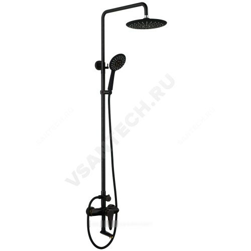 Система душевая STEEL BLACK Профсан Артикул 52460 Система душевая STEEL BLACK Профсан Артикул 52460
