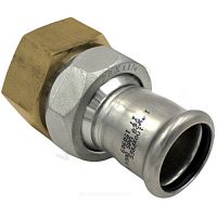 Муфта разъемная сталь нерж AISI 316L пресс/ВР Inoxpres RM (арт.  16084)