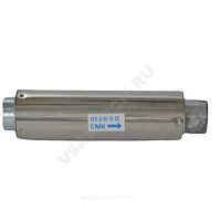 Компенсатор сильфонный осевой однослойный с кожухом с внутренним экраном сталь нерж КСО-Д Ру16 под приварку патрубки сталь СМК (арт.  20492)