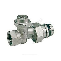 Клапан запорный для радиатора R715TG Ру16 ВР прямой Giacomini (арт.  28360)