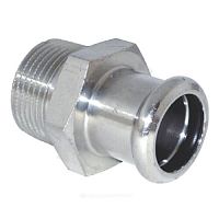Муфта сталь нерж AISI 316L пресс/НР Inoxpres RM (арт.  16150)