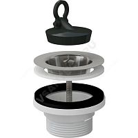 Выпуск для кухонной мойки с нержавеющей решёткой D=70мм Alca Plast (арт.  52056)