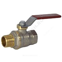Кран шаровой латунь никель R914L ВР/НР полнопроходной рычаг Giacomini (арт.  40095)