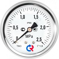 Манометр осевой ТМ-520Т.20 Дк100мм Росма (арт.  54629)