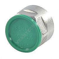 Евроконус для PE-X труб обжим латунь с накидной гайкой RAUTITAN stabil Rehau (арт.  35682)
