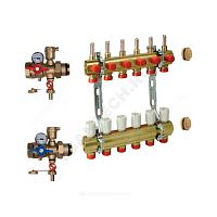 Группа коллекторная латунь с расходомерами R553FK Giacomini (арт.  25153)