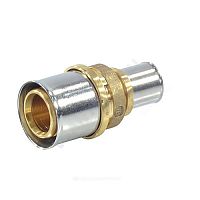 Муфта переходная МП/PE-X латунь пресс RM103 Giacomini (арт.  35023)