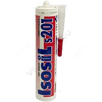 Герметик силиконовый S201 280мл черный Isosil (арт.  26613)