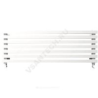 Радиатор трубчатый QUADRUM 40 H-2000 с нижней подводкой ВР G 1/2" 2-трубный черный МУАР КЗТО (арт.  27588)