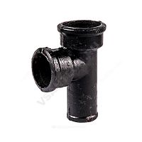 Тройник чугун канализационный 90гр прямой ГОСТ 6942-98 Завод Универсал (арт.  18376)
