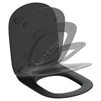 Сиденье для унитаза черное TESI Ideal Standard (арт.  50860)