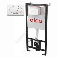 Инсталляция для подвесного унитаза с кнопкой смыва белая M70 Alca Plast (арт.  28600)