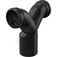 Отвод двойной Alca Plast (арт.  51464)