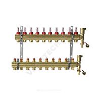 Группа коллекторная латунь с расходомерами FHF-F set Danfoss (арт.  25027)