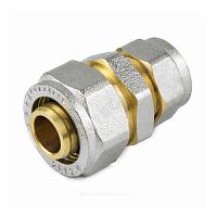 Муфта переходная МП латунь никель обжим ГОСТ 32415-2013 7004 Aquasfera (арт.  16579)