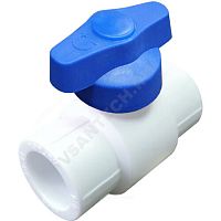 Кран шаровой PP-R белый VALFEX (арт.  34977)