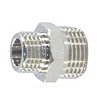 Ниппель латунь переходной никель НР VALFEX (арт.  37523)